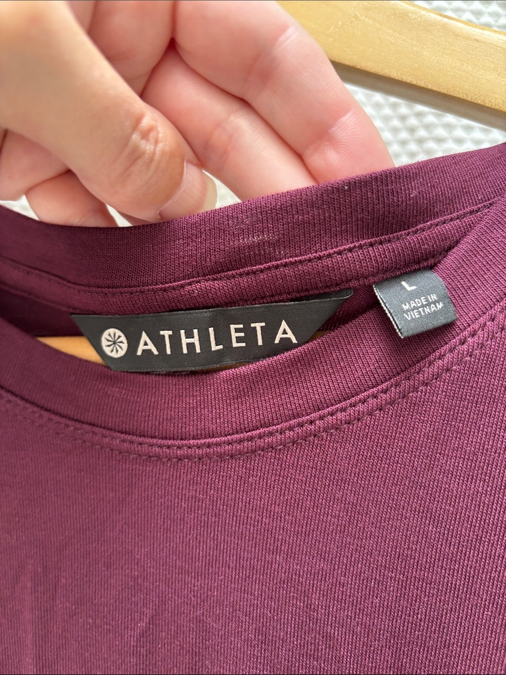 Athleta Side-Tie Tank Top in Plum - Picture 2 of 5